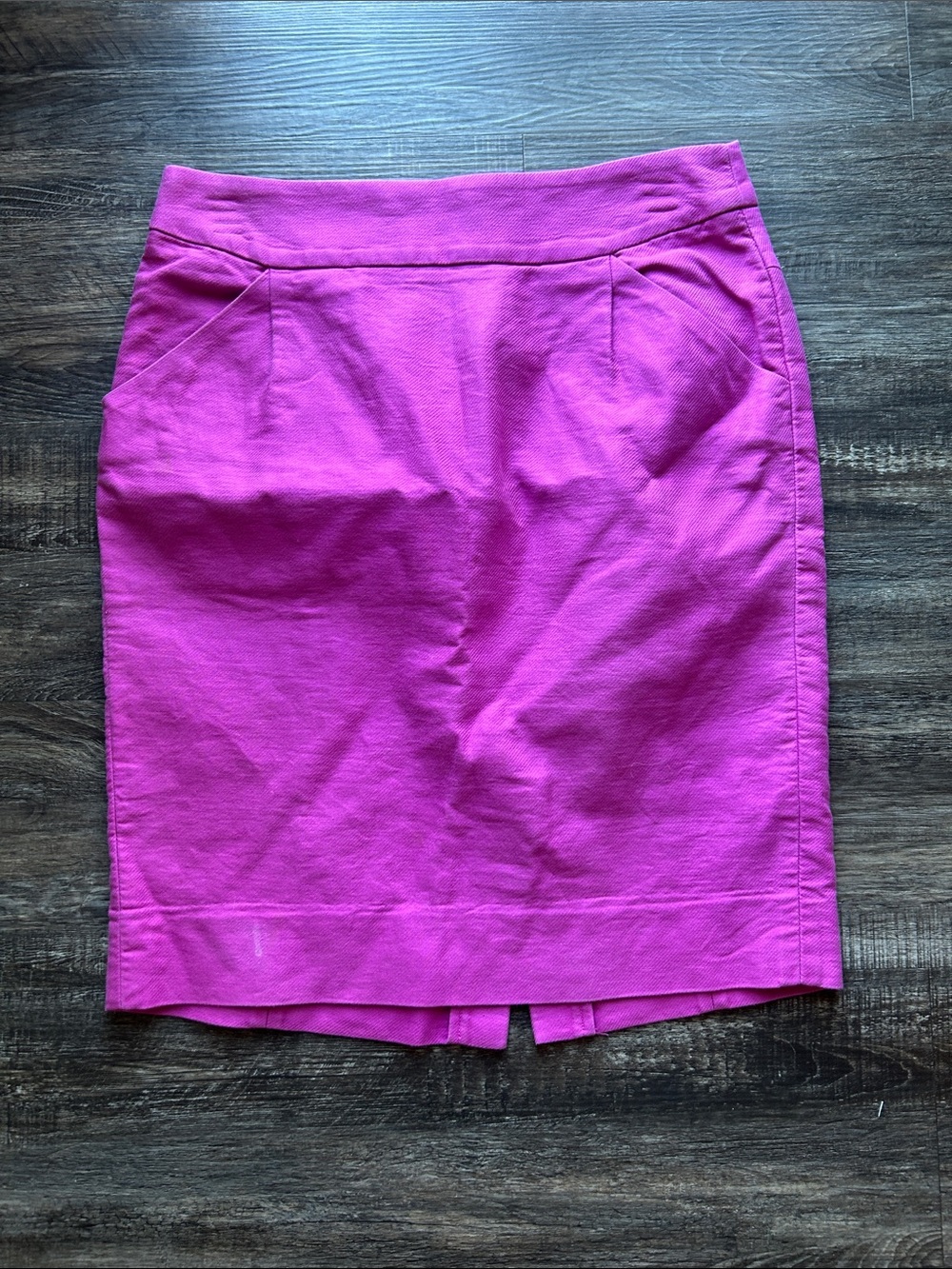 J. Crew Fuchsia Pencil Skirt